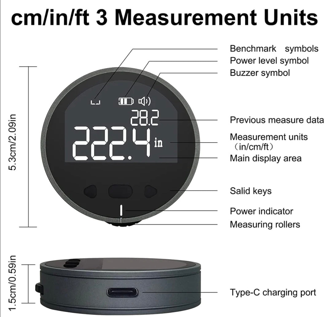 Electric ruler/ tape measure