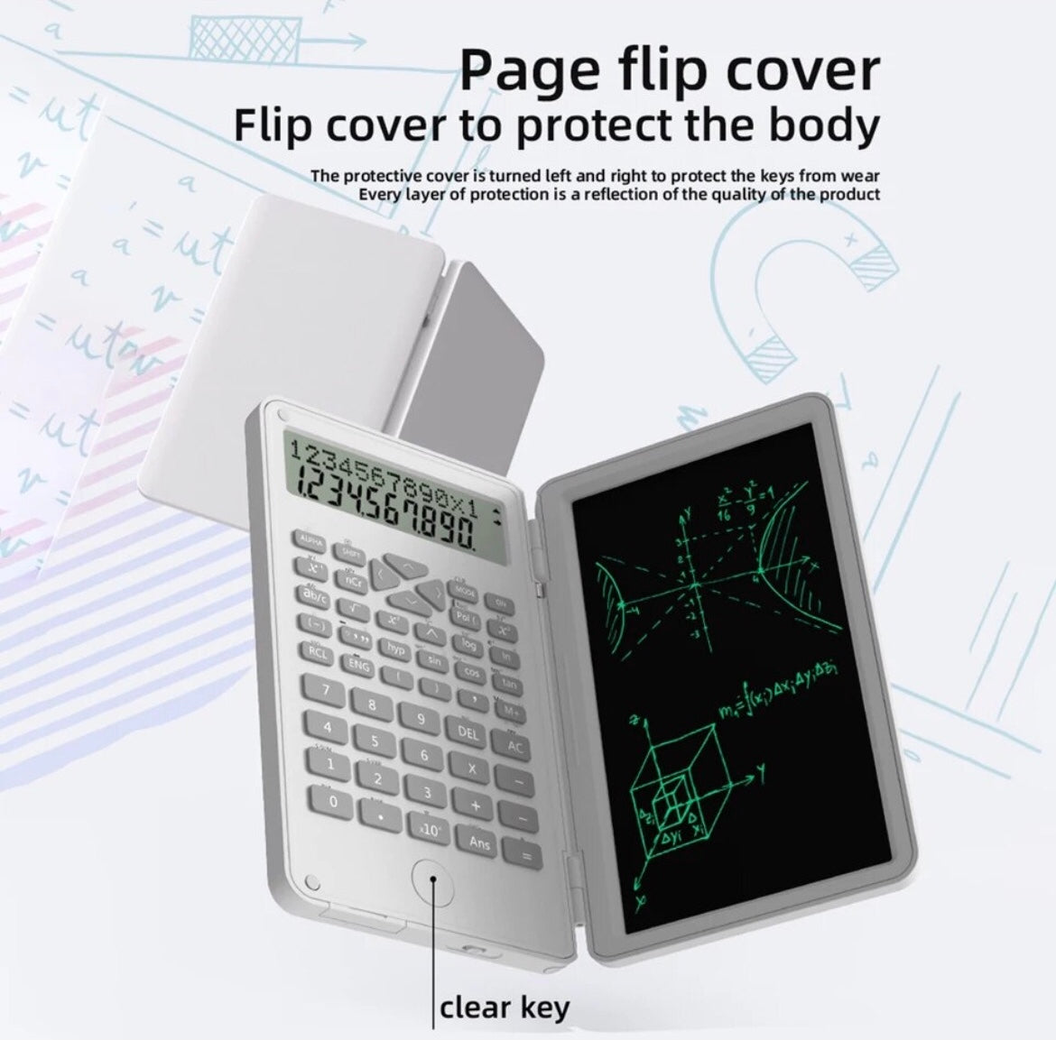 Scientific Calculator with Erasable writing