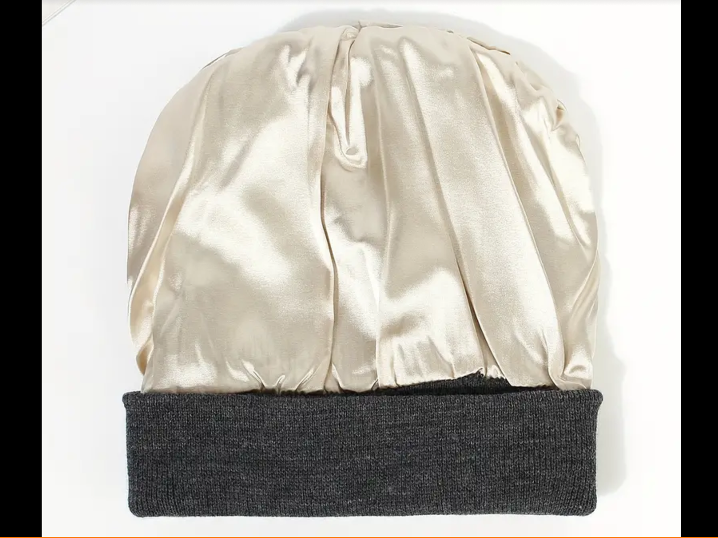 Satin lined beanies